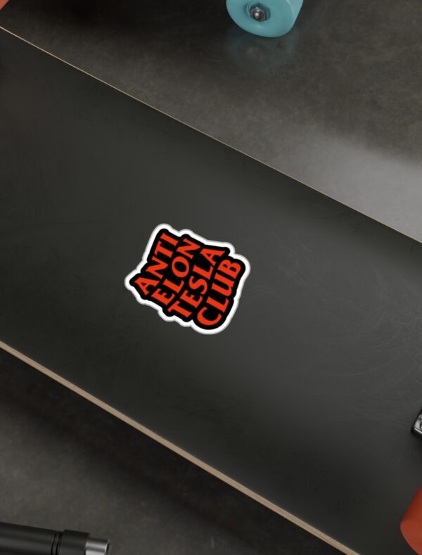 Anti ELON Tesla Club Vinyl Decals