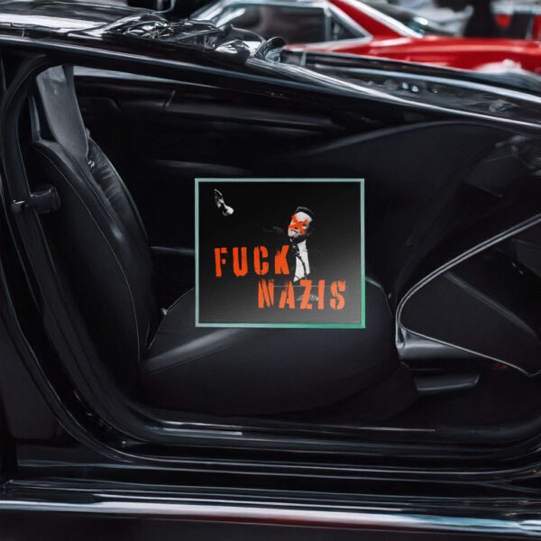Anti-Elon Fuck Nazis Car Magnet, Sticker