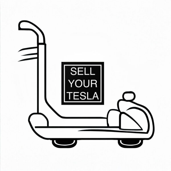 Anti Elon Sell Your Tesla Car Magnets Sticker