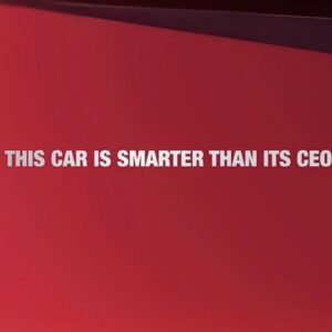 Anti Tesla This car is smarter than its CEO Car Magnet Sticker