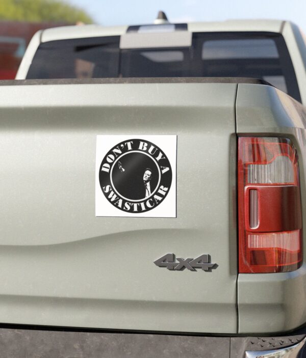 Don't Buy a Swasticar Anti-Tesla Car Magnets