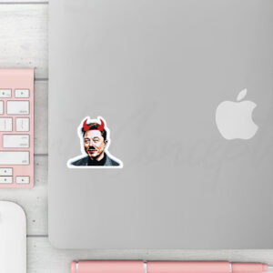 FUCK TESLA - Anti Elon Tesla - Anti-Tesla Elon Musk Merch Sticker and Car Magnet