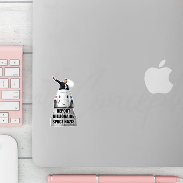 FUCK TESLA - Anti Elon Tesla - Deport Billionaire Space Nazis - Deport Elon Musk Sticker and Car Magnet