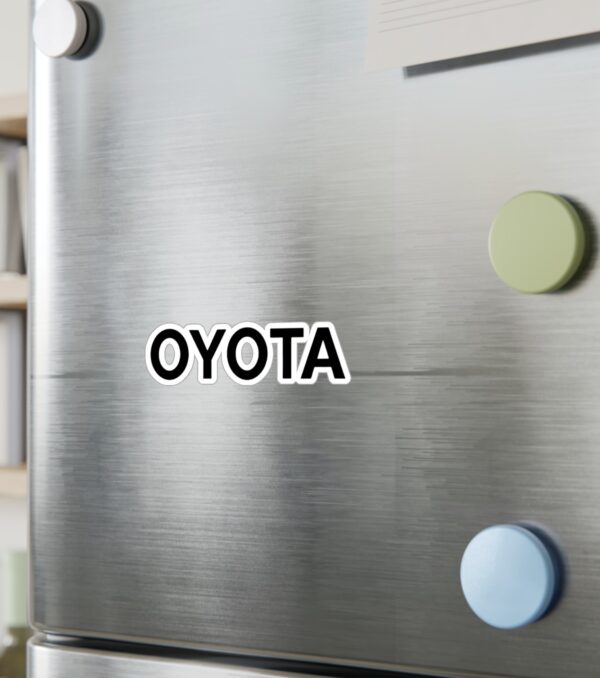 Make Tesla to Toyota Anti-Tesla Vinyl Decals