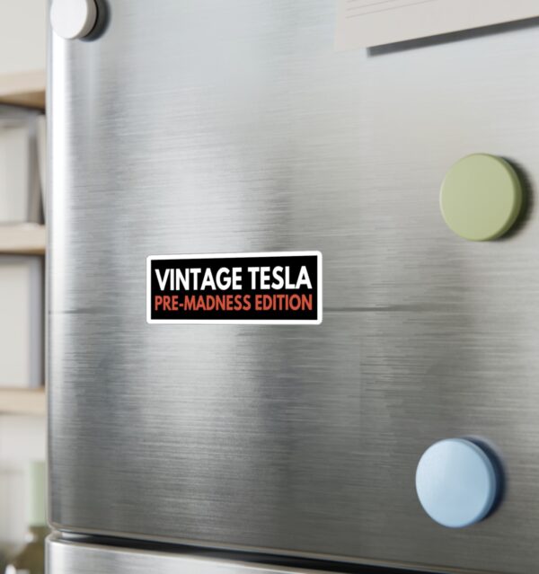 Vintage Tesla Pre-Madness Edition Vinyl Decals